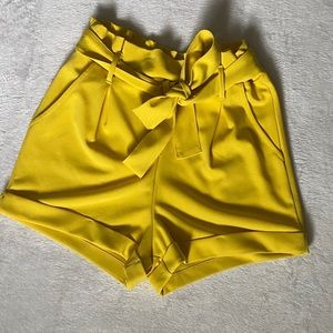 Yellow shorts